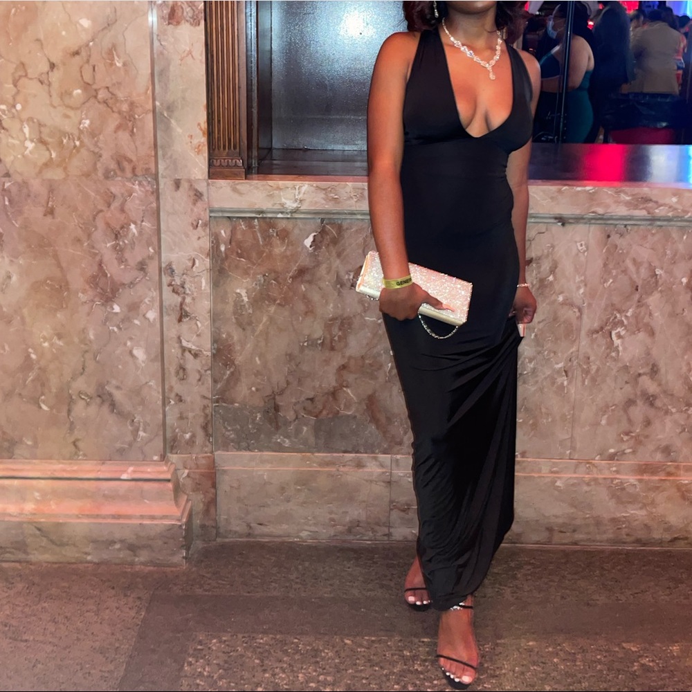 Black formal dress